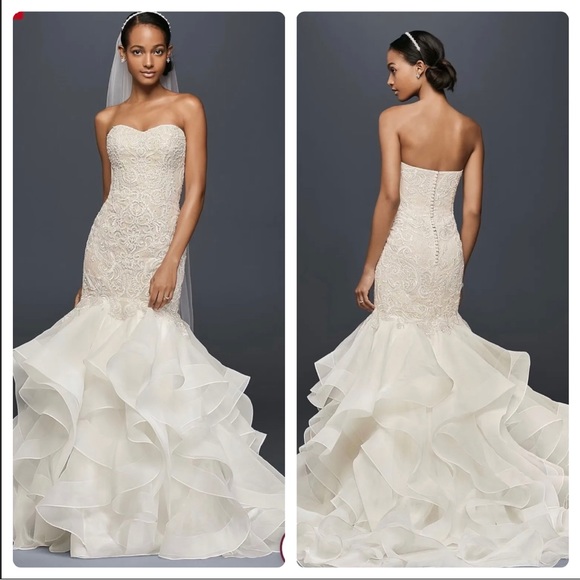 Oleg Cassini Dresses & Skirts - Oleg Cassini Mermaid Wedding Gown NWT